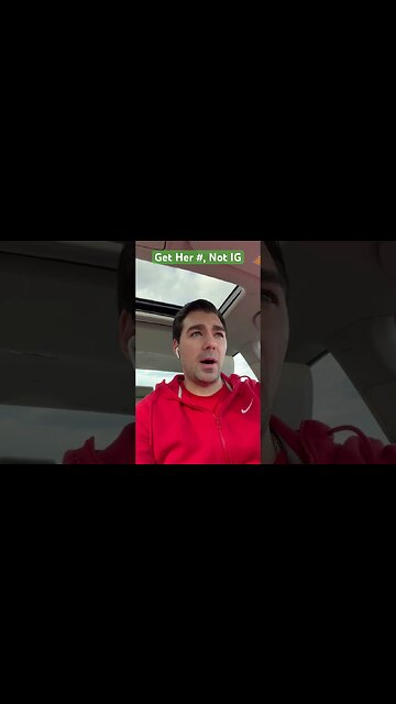 Get The Girl’s Phone Number, Not Her IG #shorts