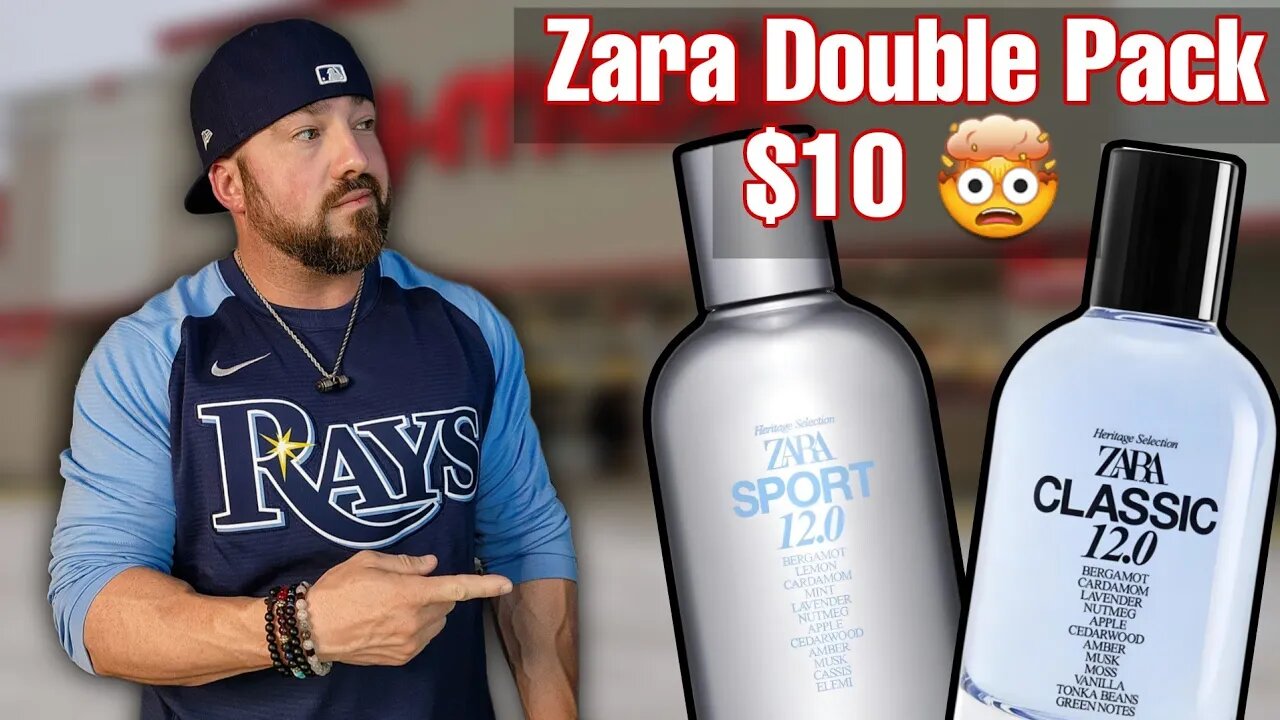 CRAZY $10 Cheap Rack Store Fragrance Finds: Zara Classic 12.0 & Sport 12.0