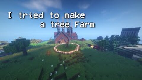 I tried to make a SIMPLE tree farm