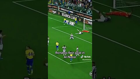 Ronaldo First Goal at Al- Nassr #ronaldo2023 #cr7shorts #viralshorts