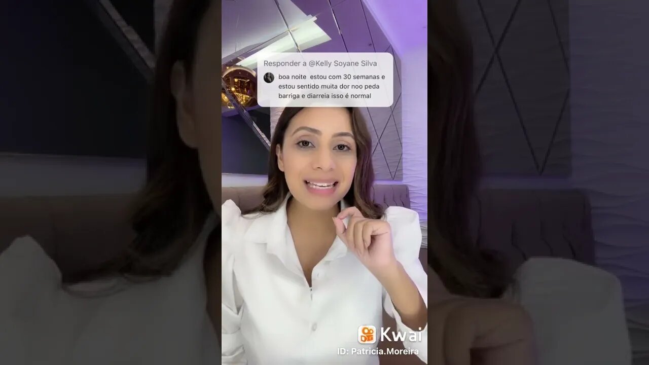 Estou com 30 semanas com muita dor no pé da barriga e diarreia é normal?