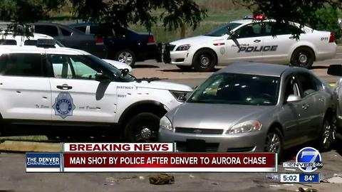 Police shoot suspect after multi-jurisdictional pursuit ends in Aurora