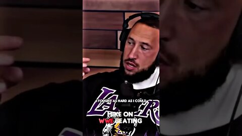 Mike on being beaten in wwe