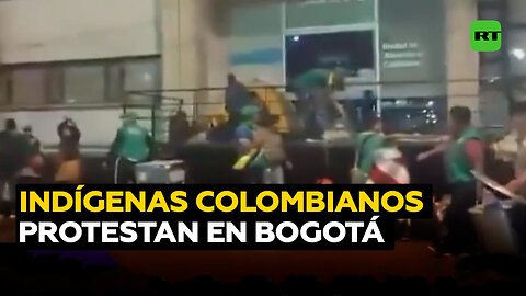 Miles de indígenas colombianos llegan a Bogotá