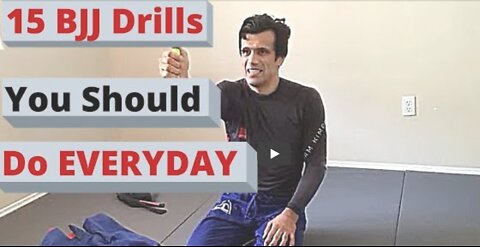 15 BJJ Drills you should do EVERYDAY | Cobrinha BJJ