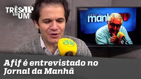 Afif é entrevistado no Jornal da Manhã