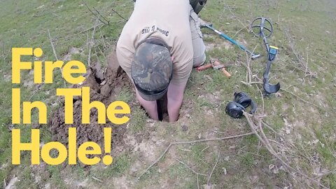 CIVIL WAR FIRE PIT FOUND!?!? METAL DETECTING 2019