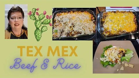 TexMex Beef & Rice - Deb's Kitchen Simple Cooking