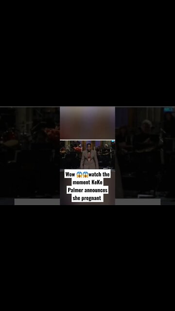 Keke Palmer - watch how she announces she's pregnant #short #kekepalmer