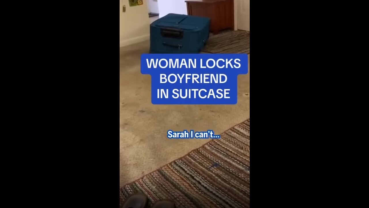 Girlfriend locks boyfriend inside suite case & he dies