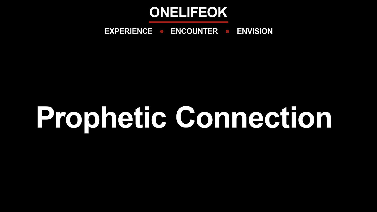 Prophetic Connection - Wed 3/13/24