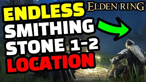 INFINITE EARLY SMITHING STONES - Raya Lucaria Crystal Tunnel Elden Ring Location Guide