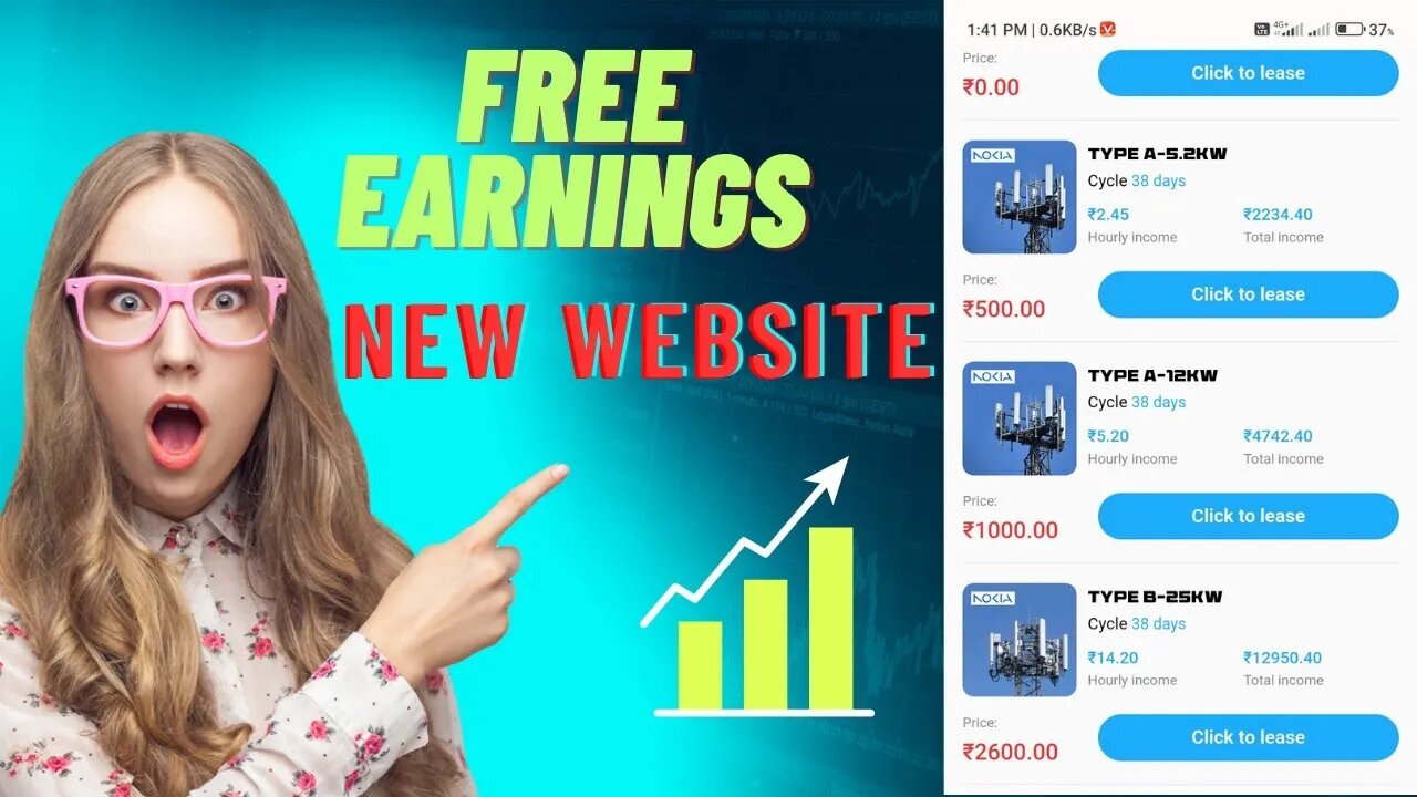 New Earning Website 2023 | Without investment Earning App |