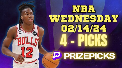 #PRIZEPICKS | BEST PICKS FOR #NBA WEDNESDAY | 02/14/24 | BEST BETS | #BASKETBALL | TODAY | PROP BETS