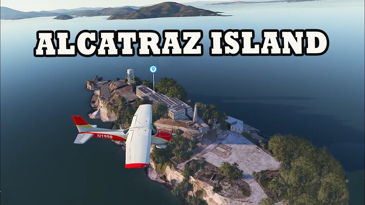 ALCATRAZ History & Fly-Over | Microsoft Flight Simulator