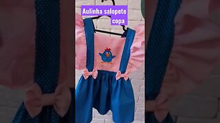 #costuracriativa #moldegratis #galinhapintadinha #vestidodebebe #mundobita #salopete #vestidodebebe