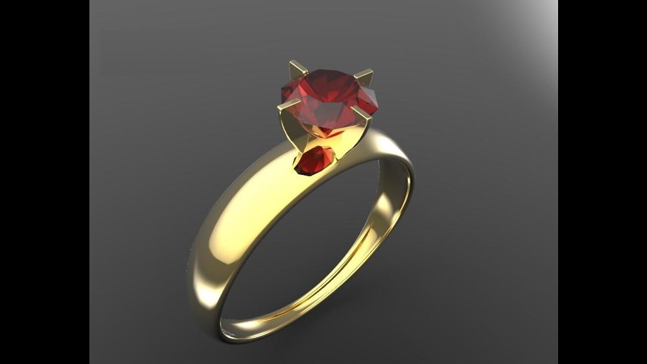 Golden Ring 3D Model