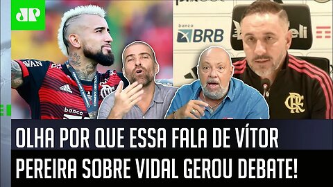 "PARA COM ISSO! É uma CARA DE PAU o Vítor Pereira FALAR que..." OLHA esse DEBATE sobre o Flamengo!