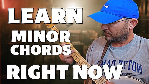 DO THIS to Learn the minor chords on the banjo instantly