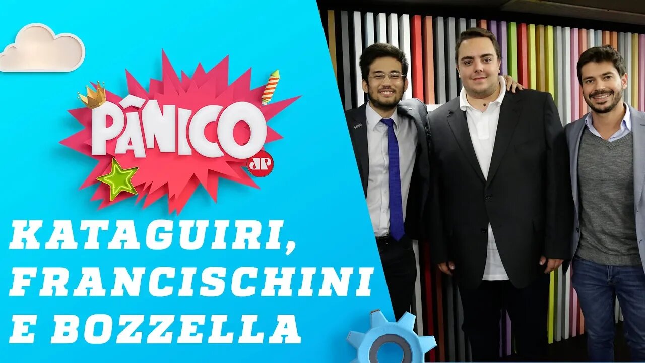 Felipe Francischini, Kim Kataguiri e Junior Bozzella - Pânico - 23/08/19