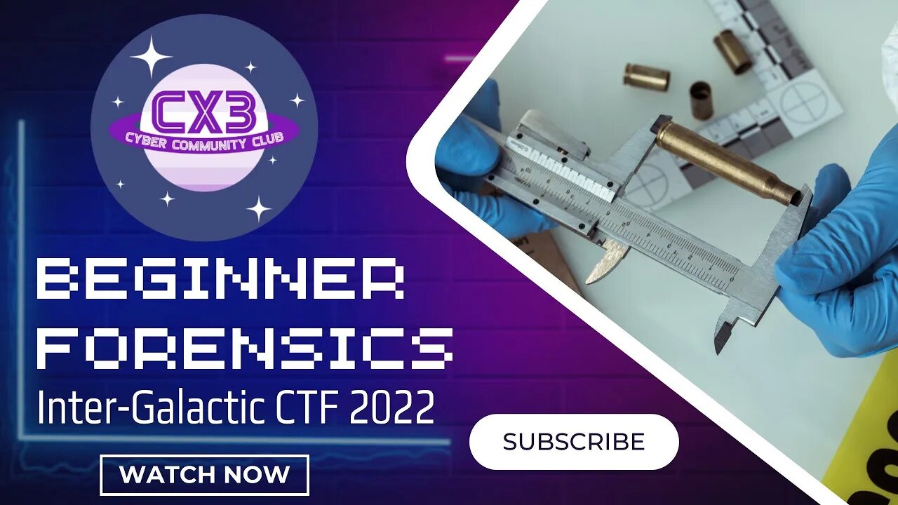 Inter-Galactic CTF 2022: All Beginner FORENSICS Challenges
