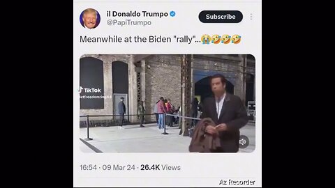 Meanwhile at the Biden rally