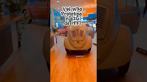 VW W30 protótipo n° 26: o embrião do Fusca #volkswagen