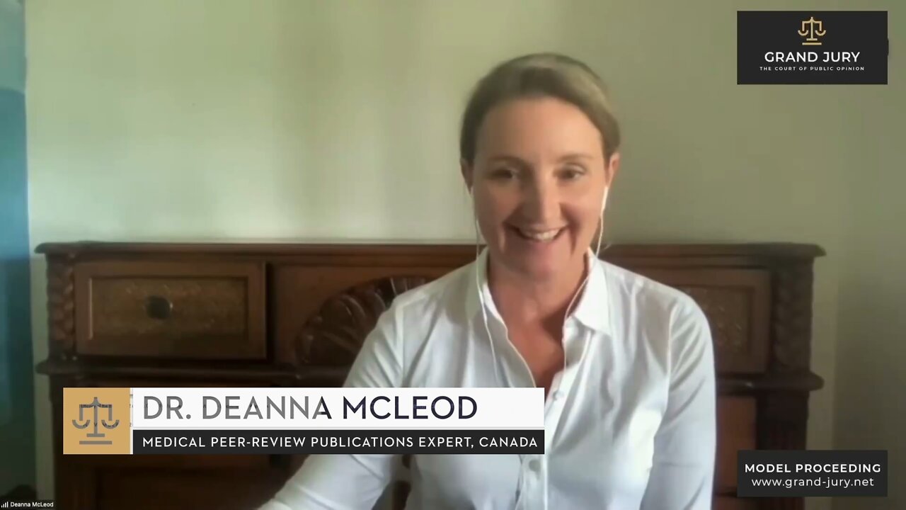 Grand Jury - 19/02/2022 - Jour 4 - Deanna McLeod - Comment Big Pharma manipule les données