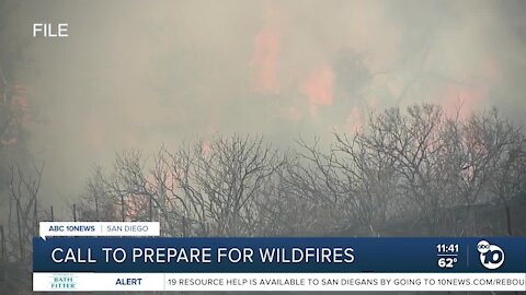 Call to Californians to prepare for wildfires