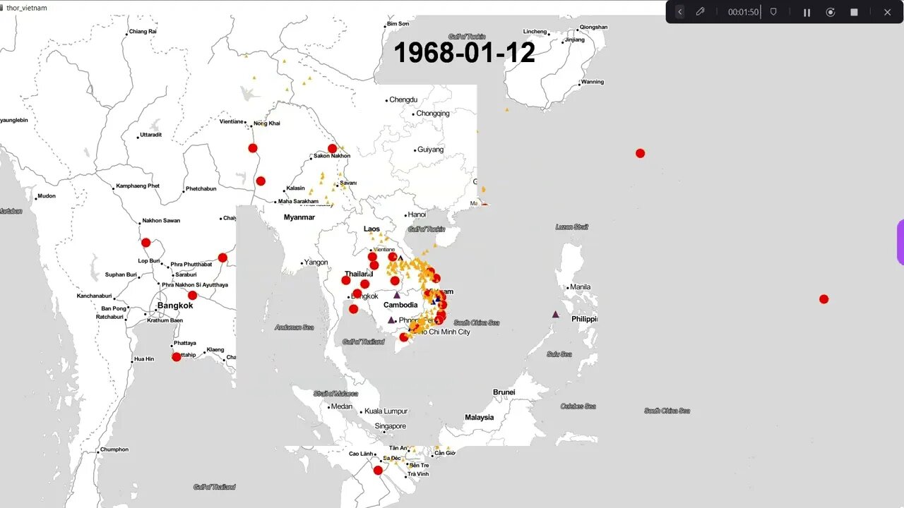 Vietnam War: Bombing Raids - A prototype