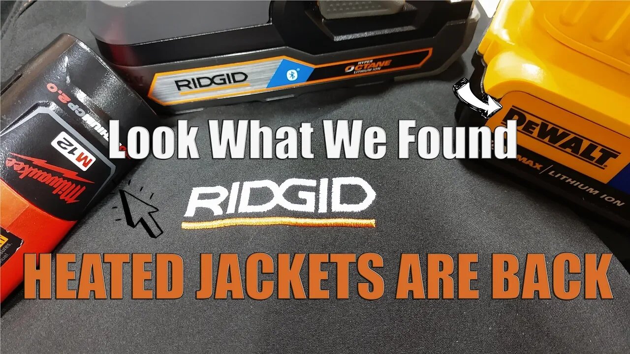 RIDGID 18-Volt Heated Jackets Are Back And We Try Milwaukee & Dewalt Batteries In The Jacket