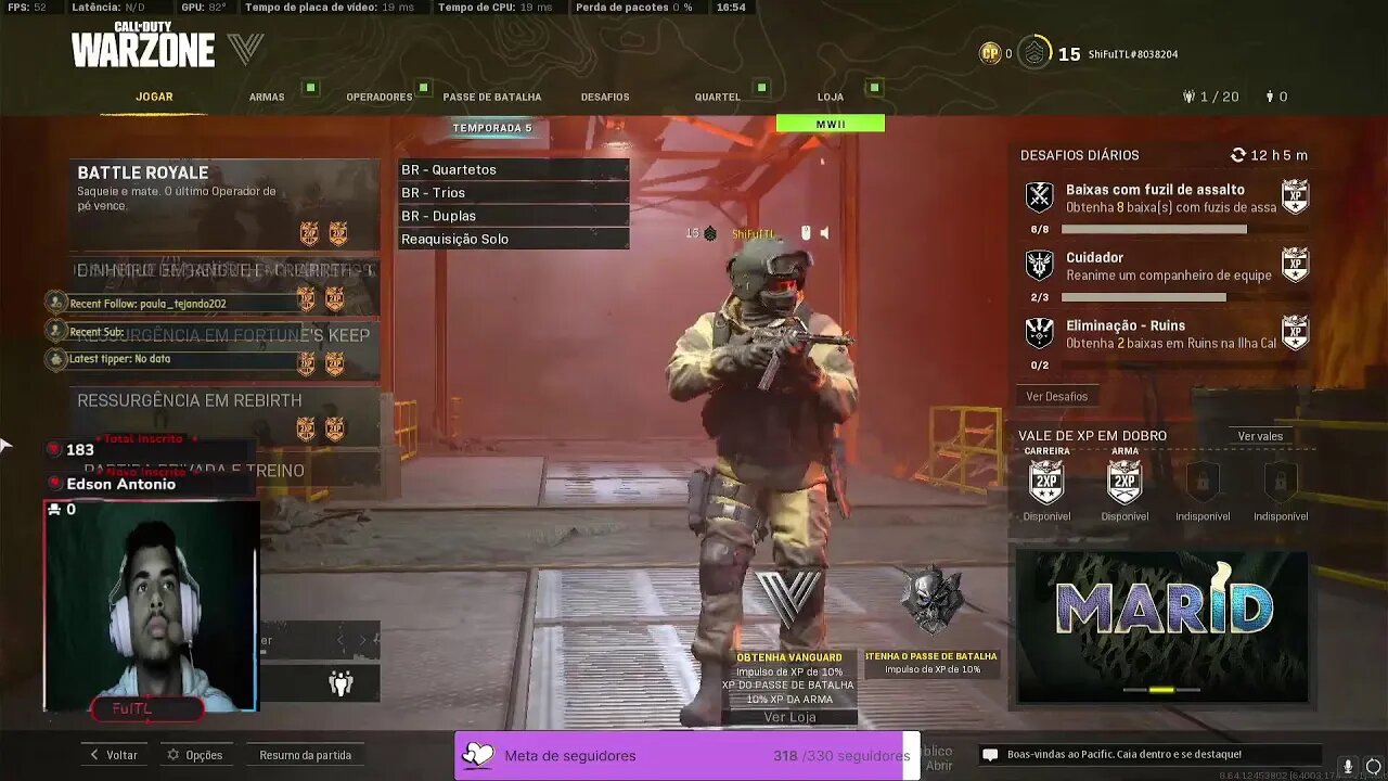 #cod #callofduty #warzone É HORA DE WARZONE AO VIVO