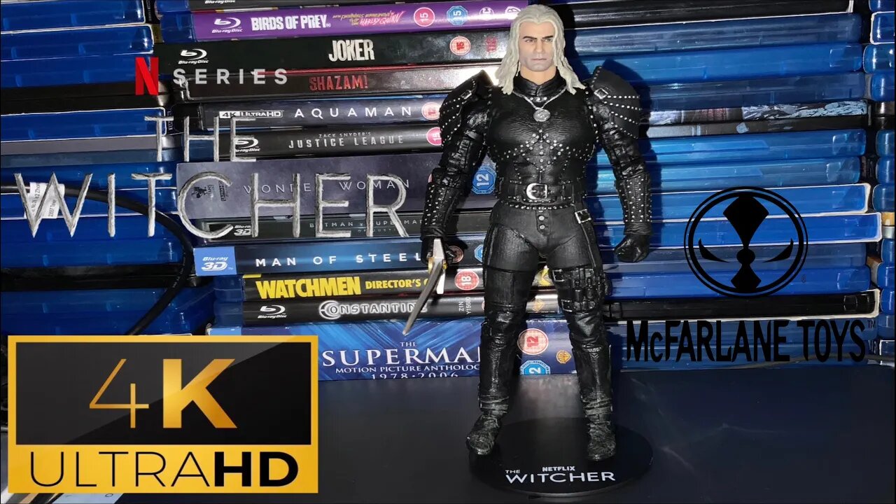 McFarlane Toys The Witcher Netflix - Geralt of Rivia Action Figure Unboxing and Review