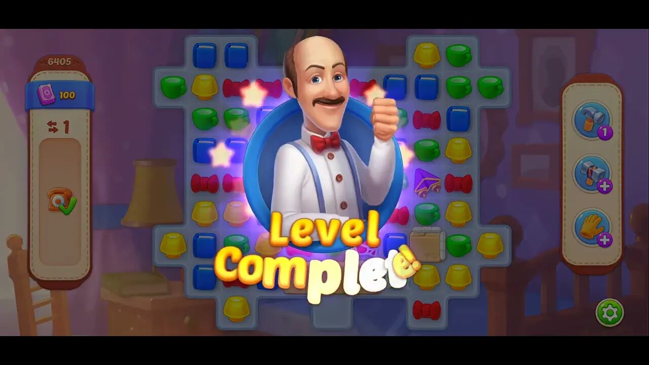 Playrix Homescapes Gameplay Walkthrough Level 6405