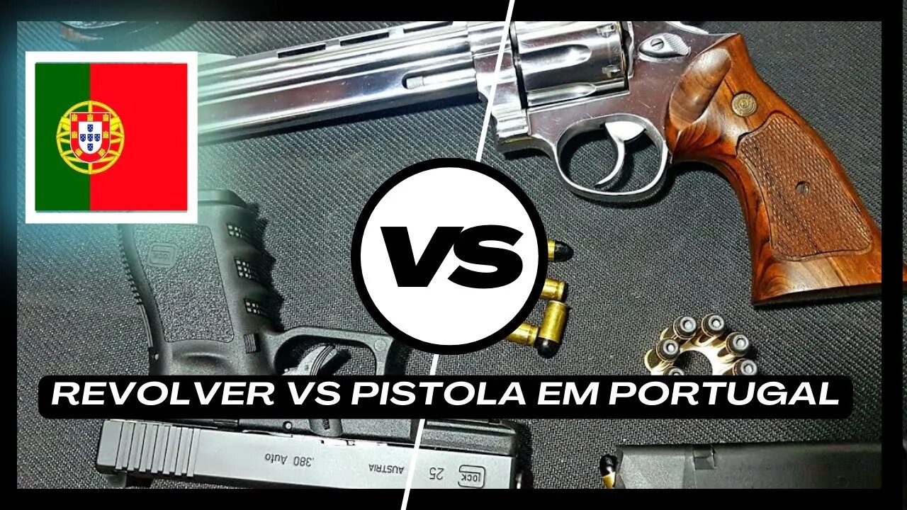 Revolver vs Pistola em Portugal - Com João Lord do canal @canal10centrado #cortedelives