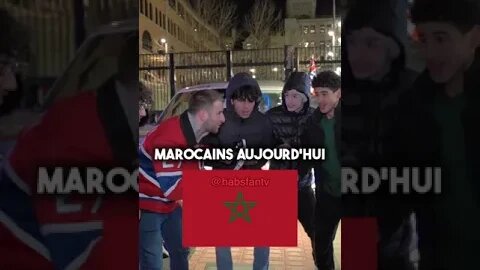 "Est-ce que les Canadiens vont gagner comme le Maroc?" 😂