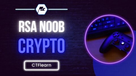 CTFlearn: RSA Noob