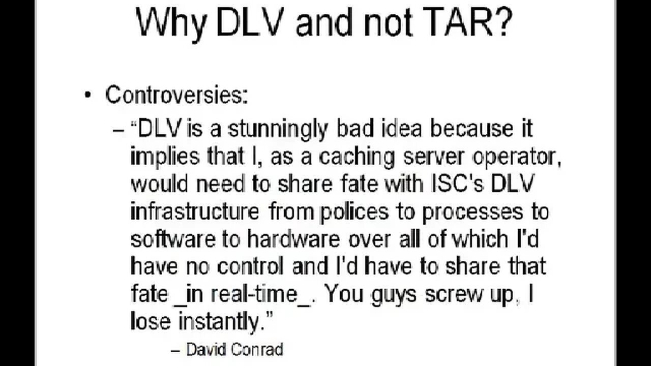 My Life with the DLV