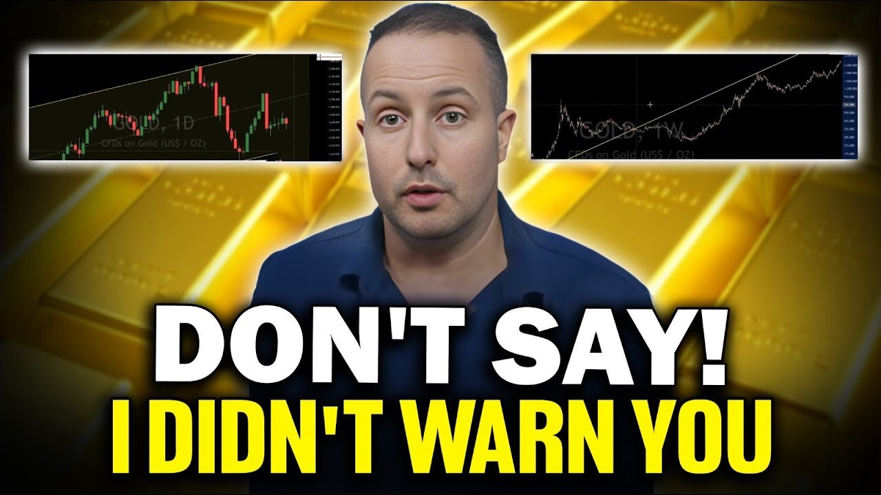 Scary Gold Price Drop! Gareth Soloway Drops BOMBSHELL Predictions for Gold & Silver Prices