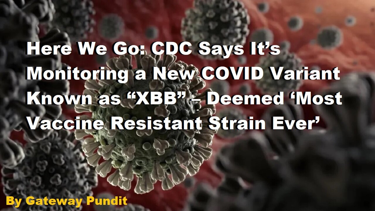 Here We Go: CDC Says It’s Monitoring a New COVID Variant Known as “XBB”