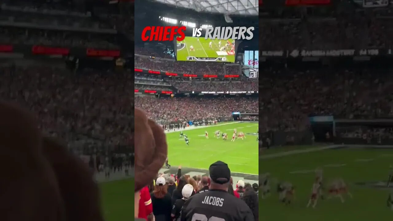 Patrick Mahomes throws to Travis Kielce for a huge first down #shorts #chiefs #raiders #nfl