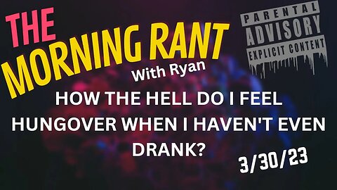 HOW THE HELL DO I FEEL HUNGOVER WHEN I HAVEN'T EVEN DRANK?