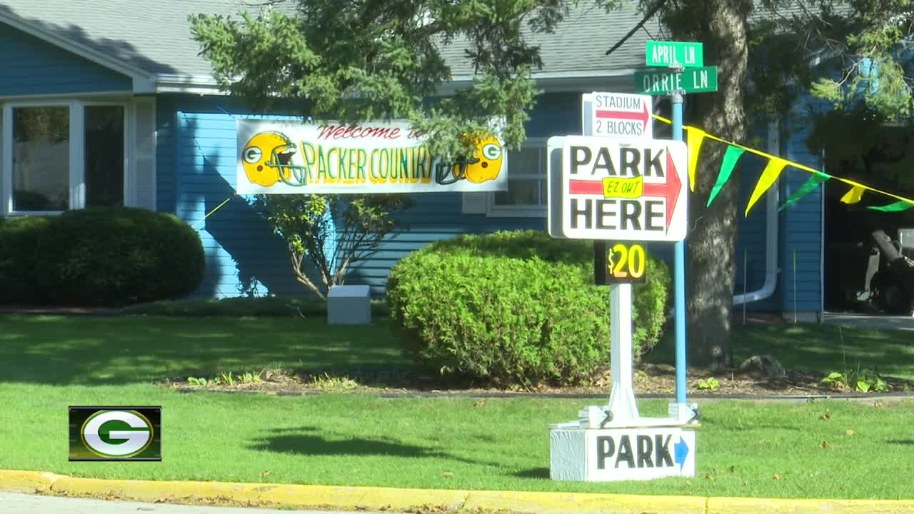 Packers game day parking