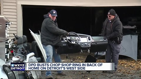 Police bust major chop shop operation in Detroit