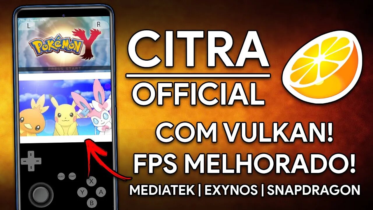 CITRA 3DS OFICIAL COM VULKAN | NOVA VERSÃO MELHOROU A PERFORMANCE DOS JOGOS! | Citra Vulkan official