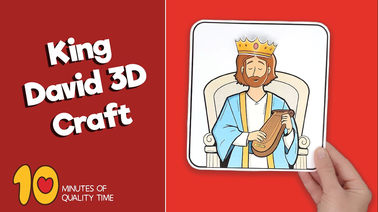 King David 3D Craft