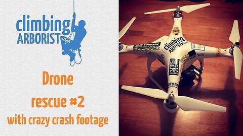 Drone rescue #2 with crazy crash footage