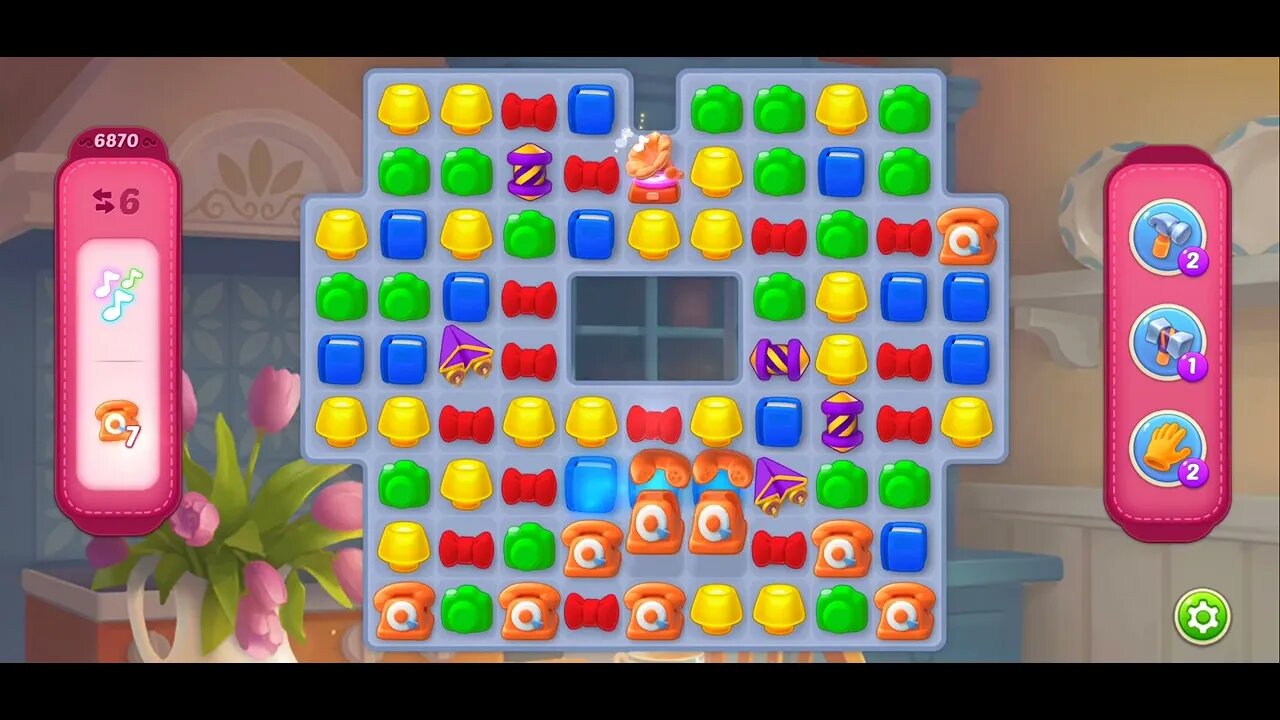 Playrix Homescapes Gameplay Walkthrough Level 6870