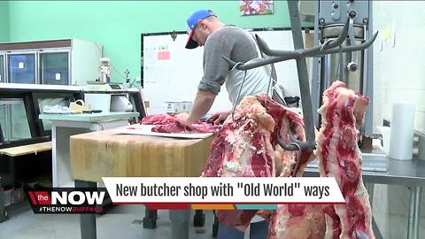 New butcher shop using "Old World" ways