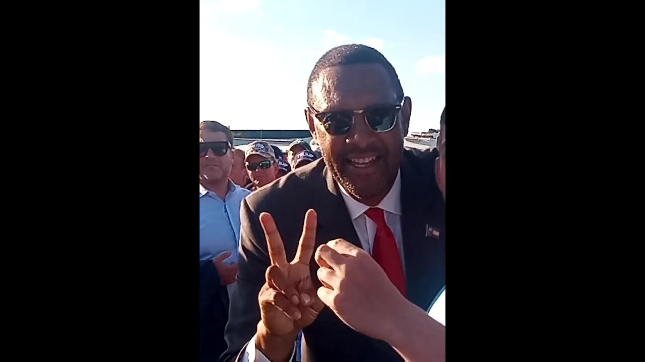 VERNON JONES speaks at TRUMP RALLY in Perry Georgia.